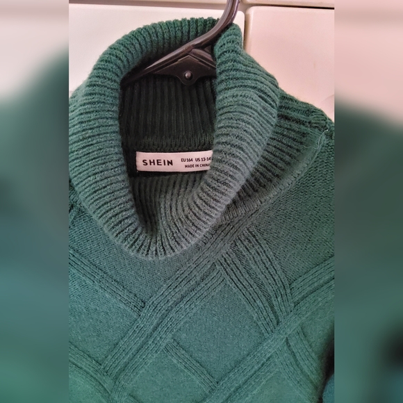 Girls Clothing Assortment (3 Shirts, 2 Sweaters, Overall Shorts) - Picture 7 of 10